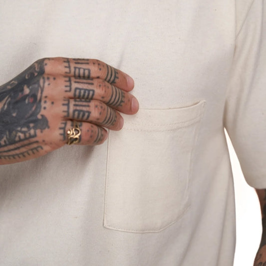 The 50/50 Upcycled Cotton Pocket Tee