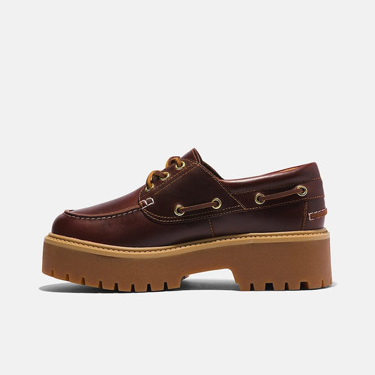 Women's Stone Street Boat Shoe - Root Beer