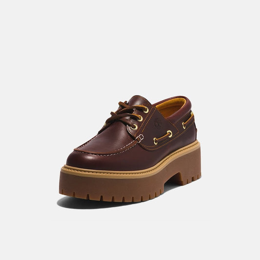 Women's Stone Street Boat Shoe - Root Beer