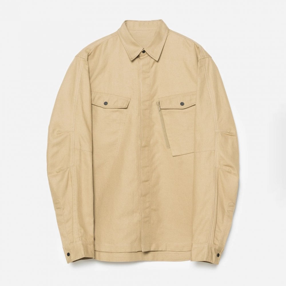 7028 Miltype Organic Custom Shirt - Sand