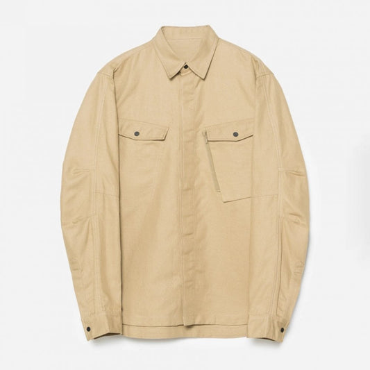 7028 Miltype Organic Custom Shirt - Sand