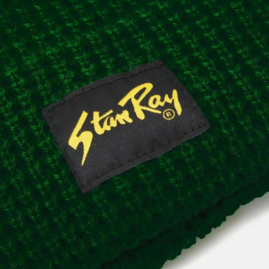 Waffle Beanie - Pine Green
