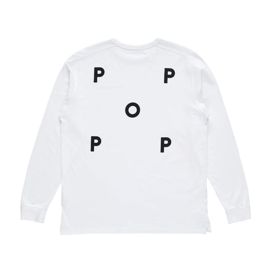 Pop Logo Longsleeve - White