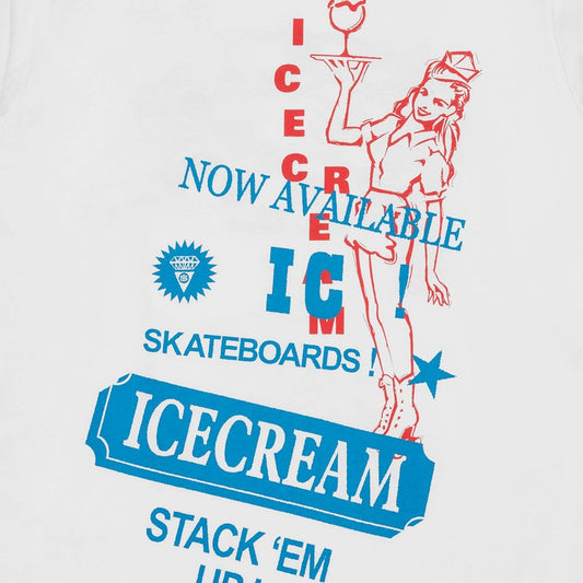 Multi Graphic LS T-shirt - White