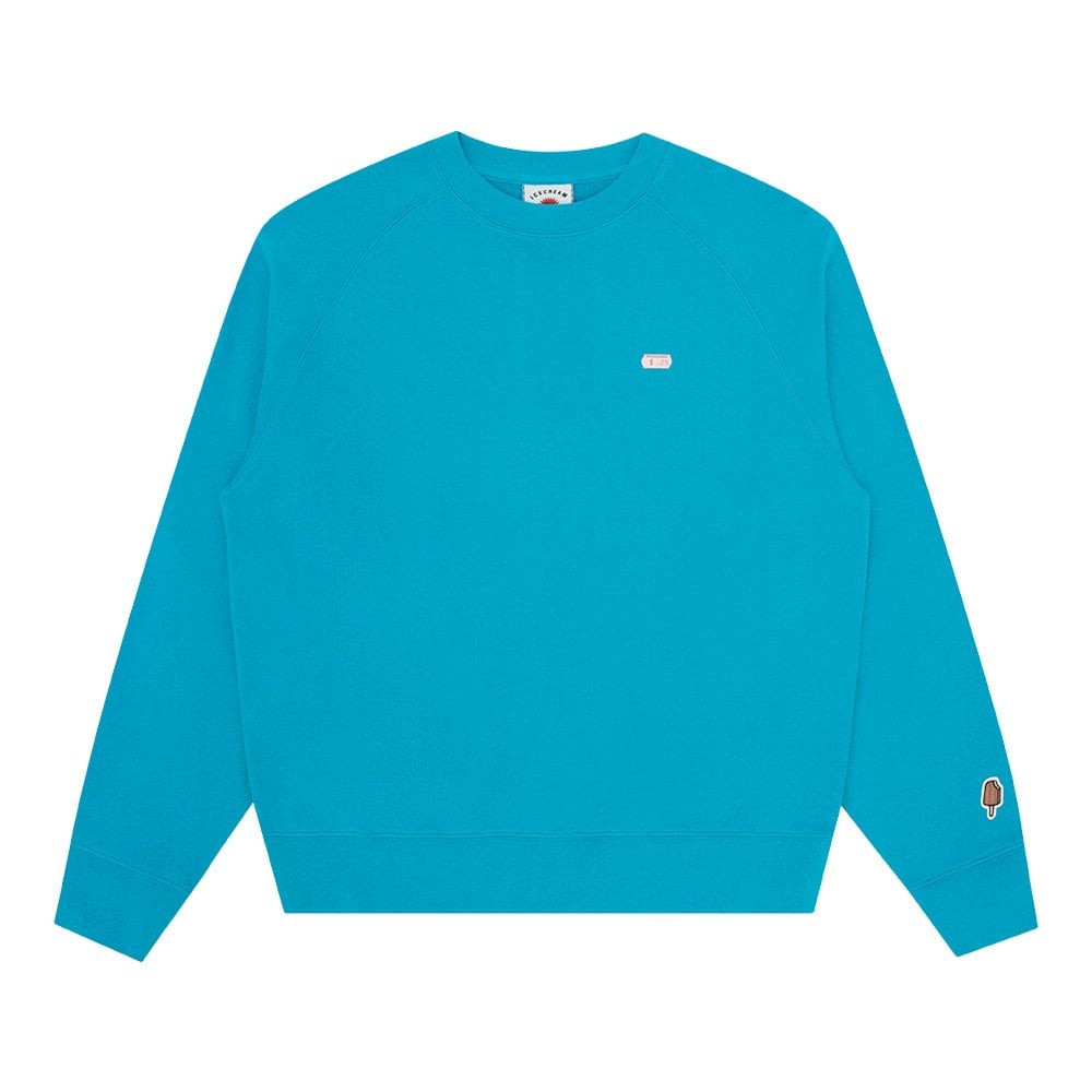 Sticker Crewneck - Teal