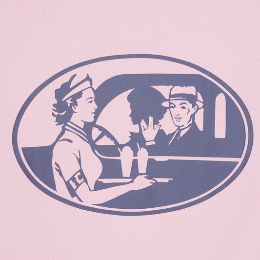 Sticker Crewneck - Pink