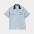 S/S Bowl Shirt, Blue Fog / Black