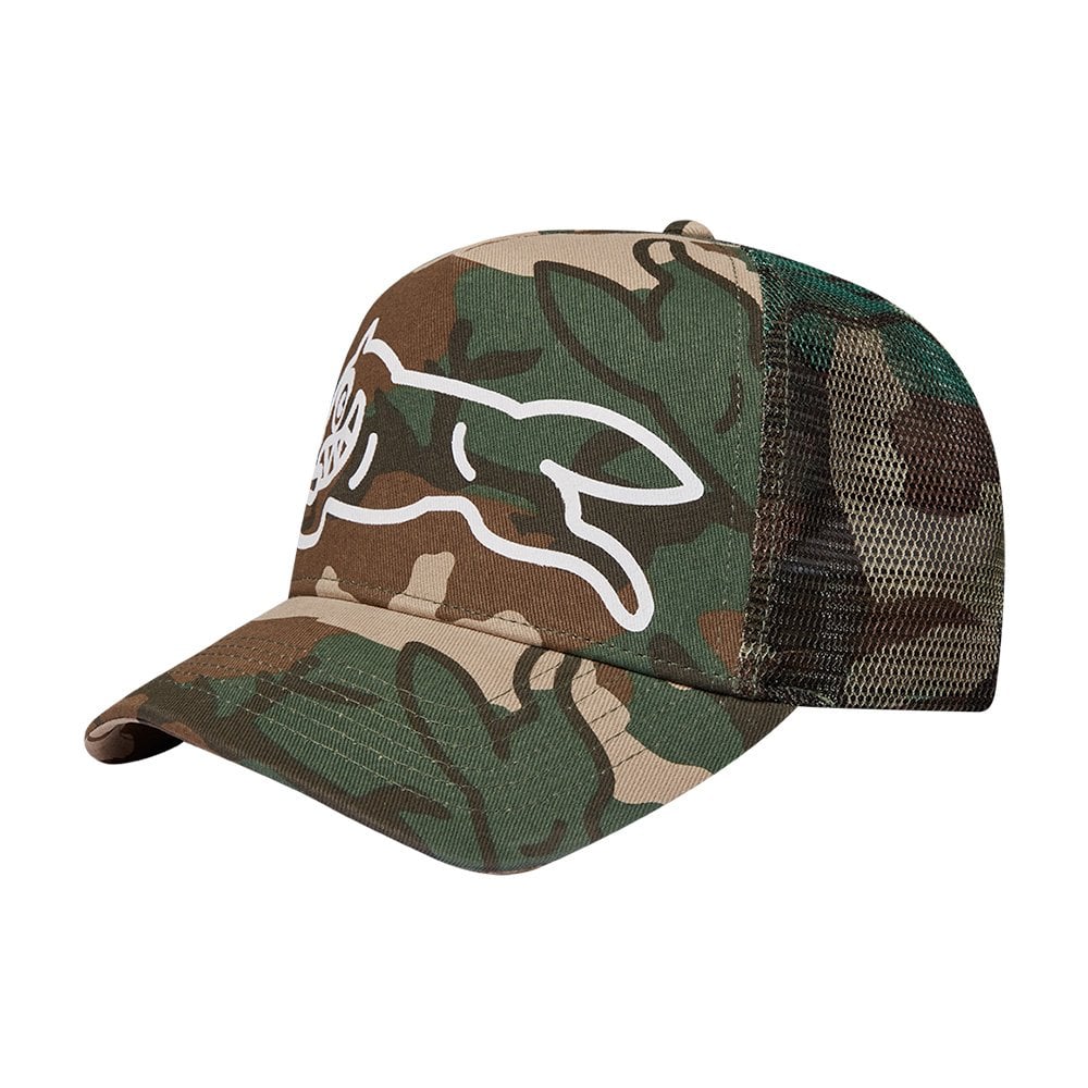 Camo Running Dog Trucker Cap