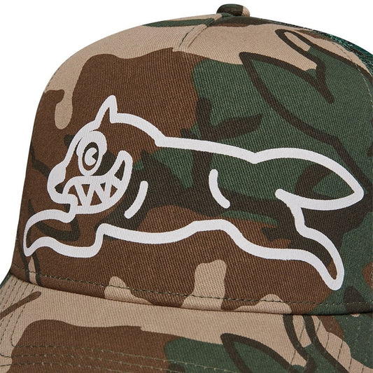 Camo Running Dog Trucker Cap