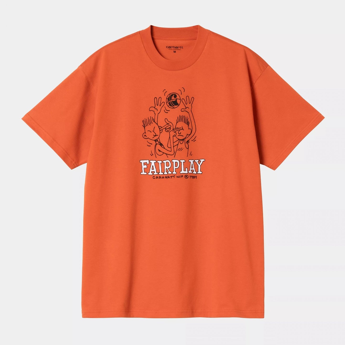S/S Fairplay T-shirt, Persimmon