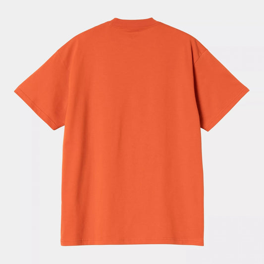 S/S Fairplay T-shirt, Persimmon