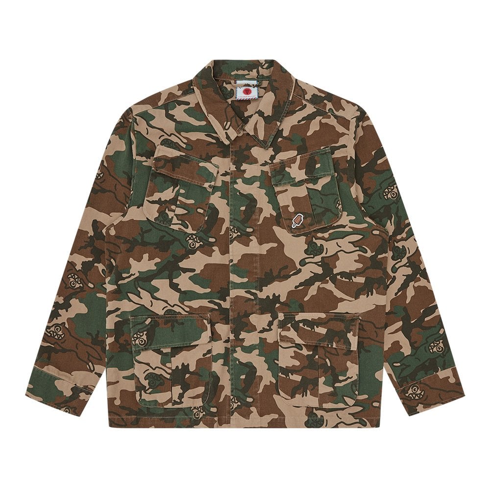 Running Dog Camo Jungle Fatigue Field Jacket