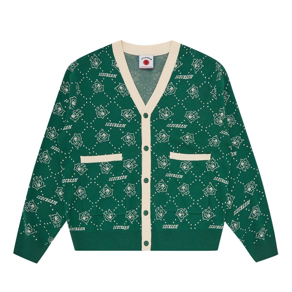 Monogram Knit Cardigan