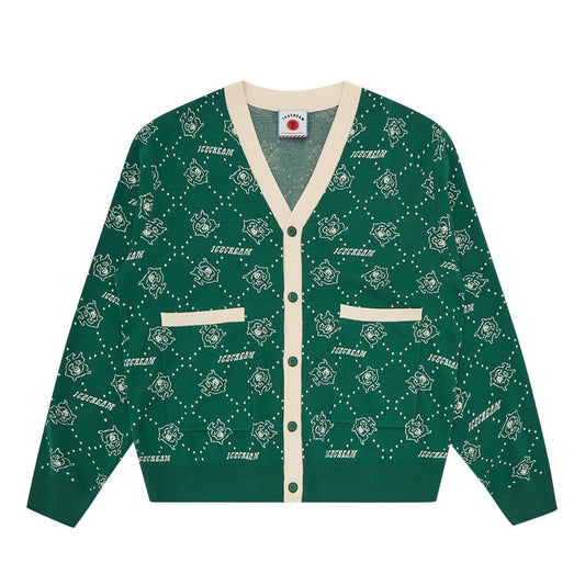 Monogram Knit Cardigan