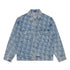 Repeat Print Denim Trucker Jacket