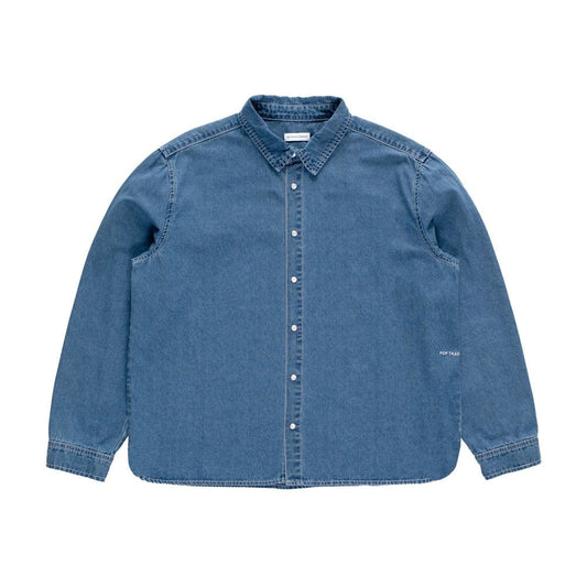 Applique Logo Denim Shirt - Rinsed