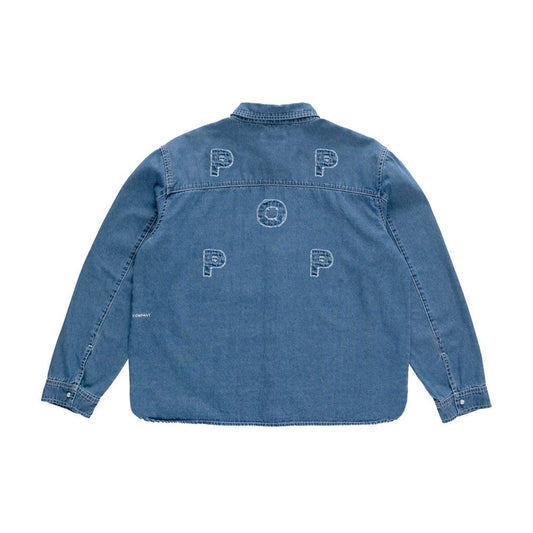 Applique Logo Denim Shirt - Rinsed