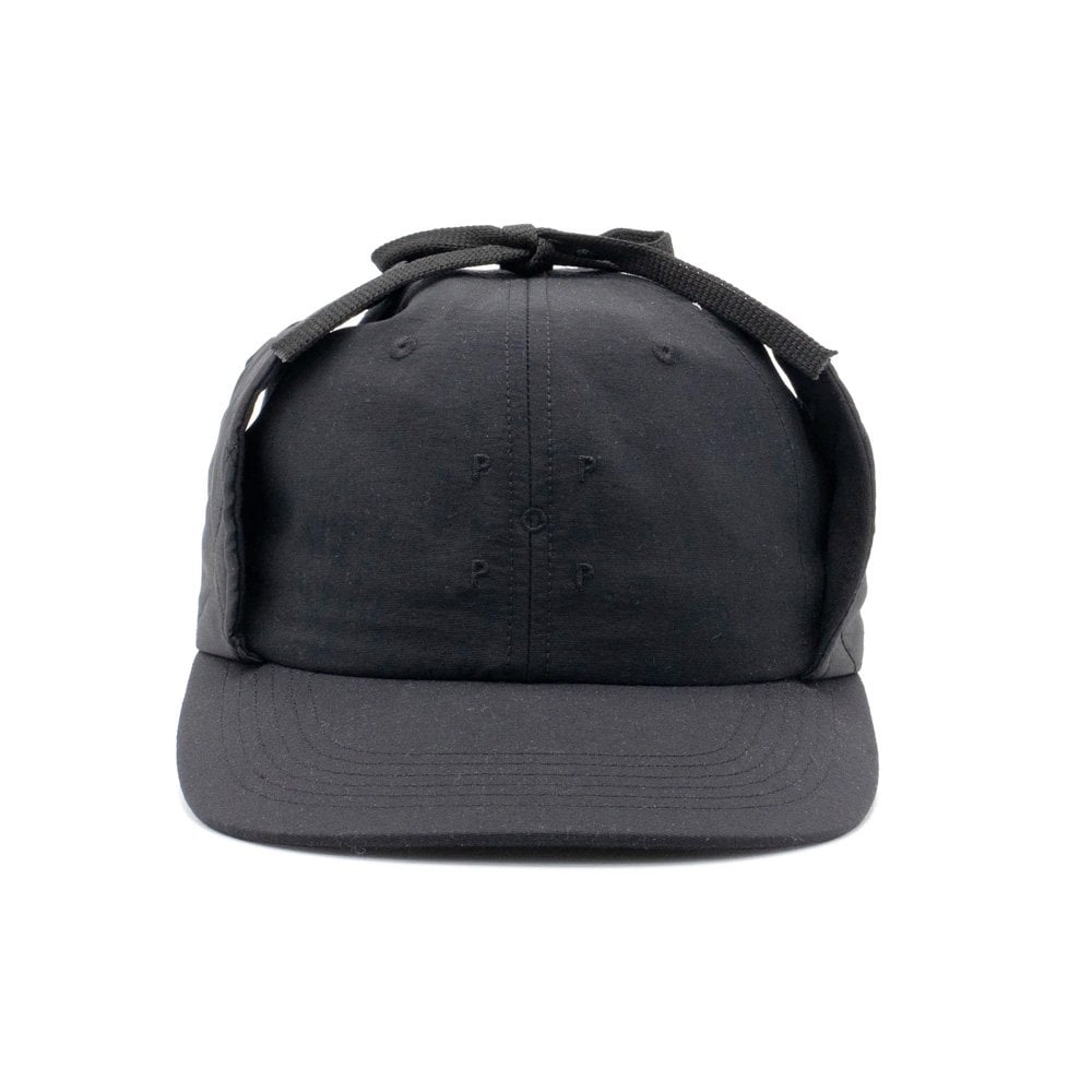 Earflap Hat - Black