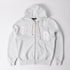 Word Salad Zip Hooded Sweat Heather Grey