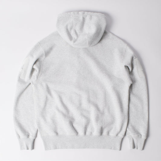 Word Salad Zip Hooded Sweat Heather Grey
