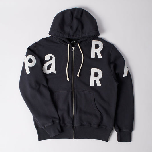 Word Salad Zip Hooded Sweat Dark Navy