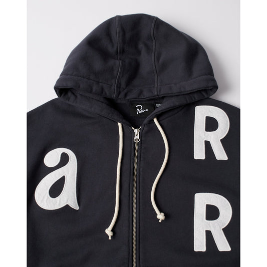 Word Salad Zip Hooded Sweat Dark Navy