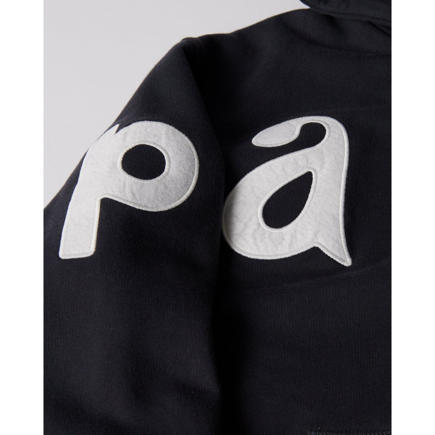 Word Salad Zip Hooded Sweat Dark Navy