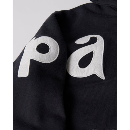 Word Salad Zip Hooded Sweat Dark Navy
