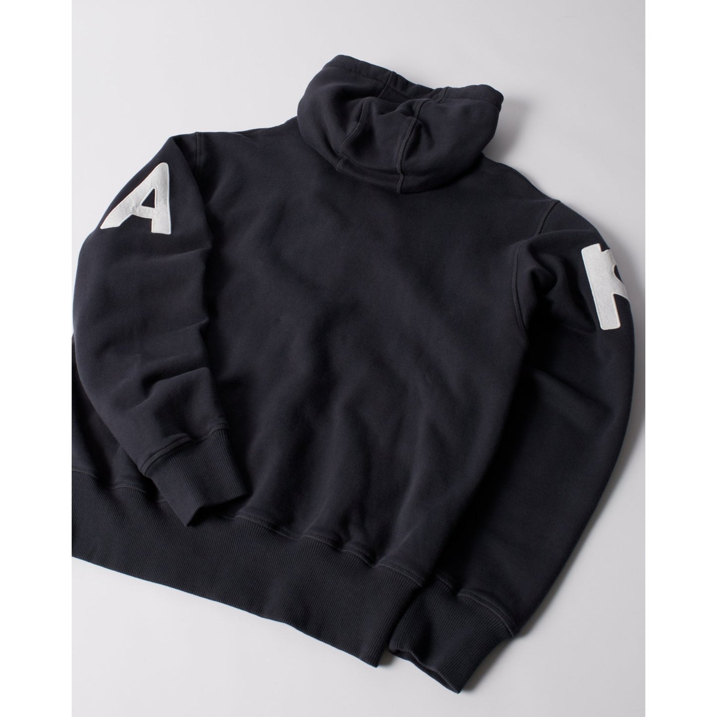 Word Salad Zip Hooded Sweat Dark Navy