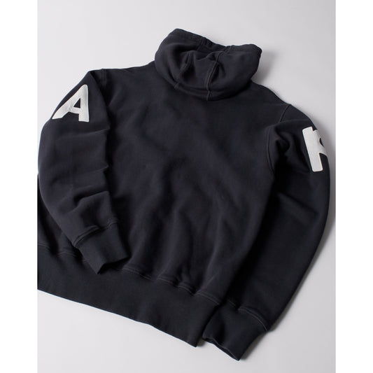 Word Salad Zip Hooded Sweat Dark Navy