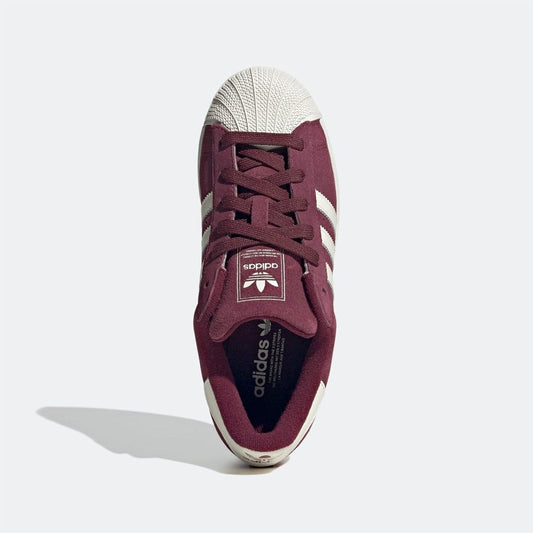 W' Superstar II - Maroon / Off White