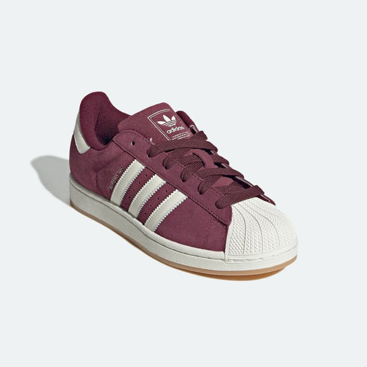 W' Superstar II - Maroon / Off White