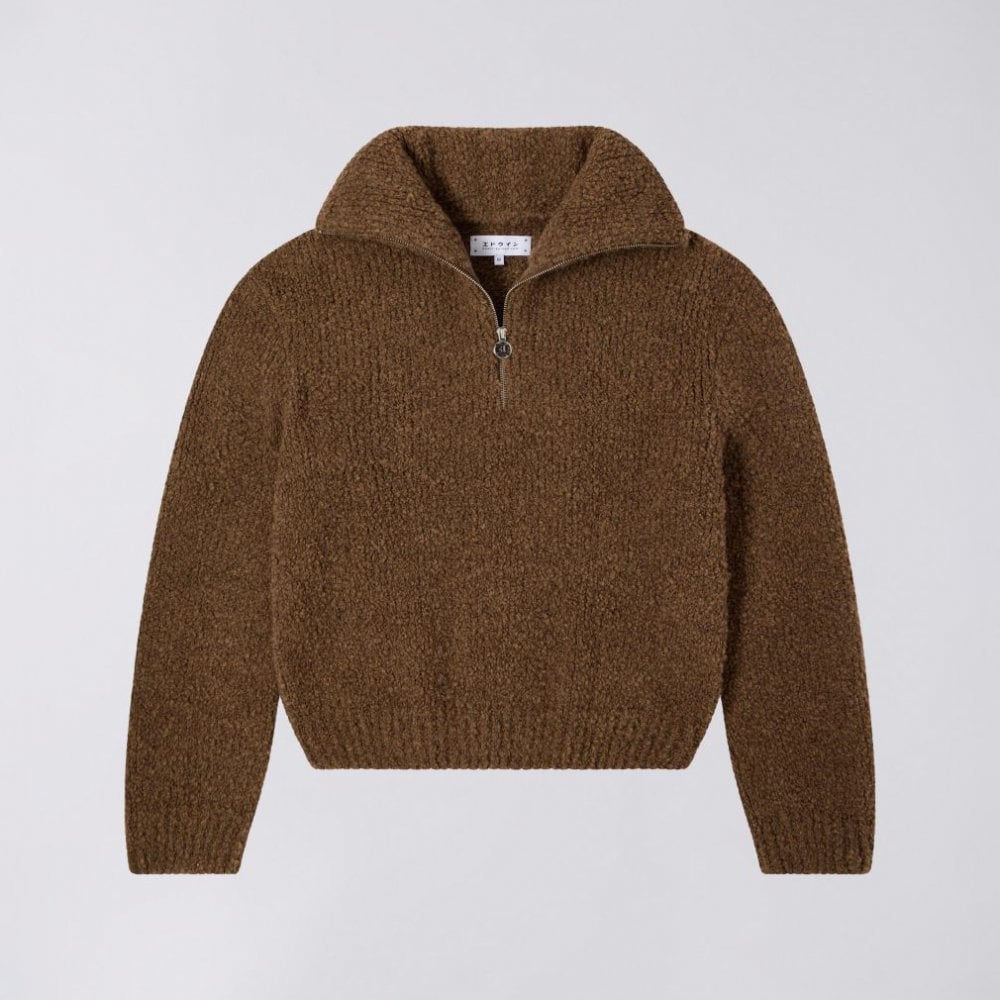 W' Neva Sweater, Taupe Garment Washed
