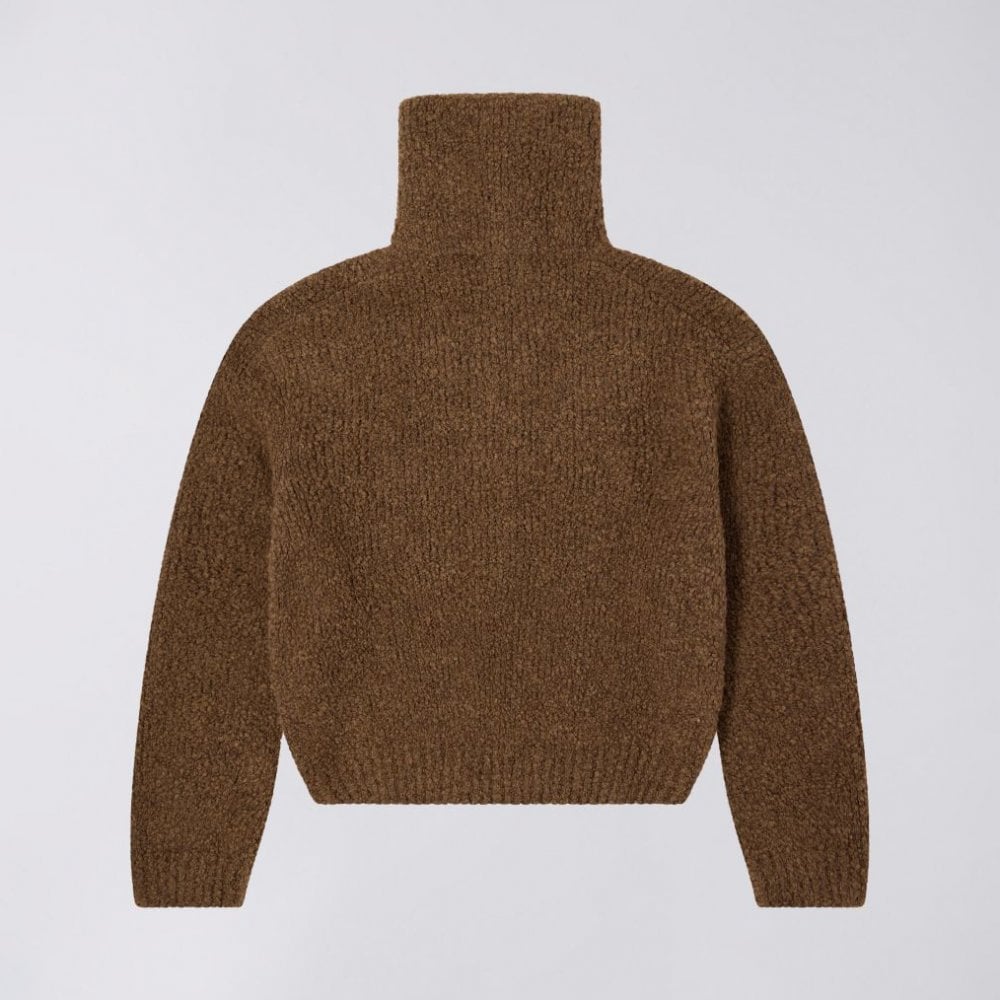 W' Neva Sweater, Taupe Garment Washed