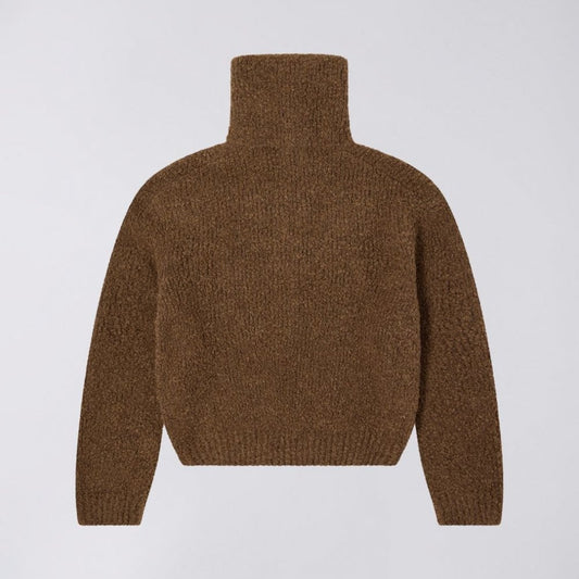 W' Neva Sweater, Taupe Garment Washed