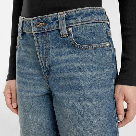 W' Mechanic Denim Pant, Khaki Tint Blue