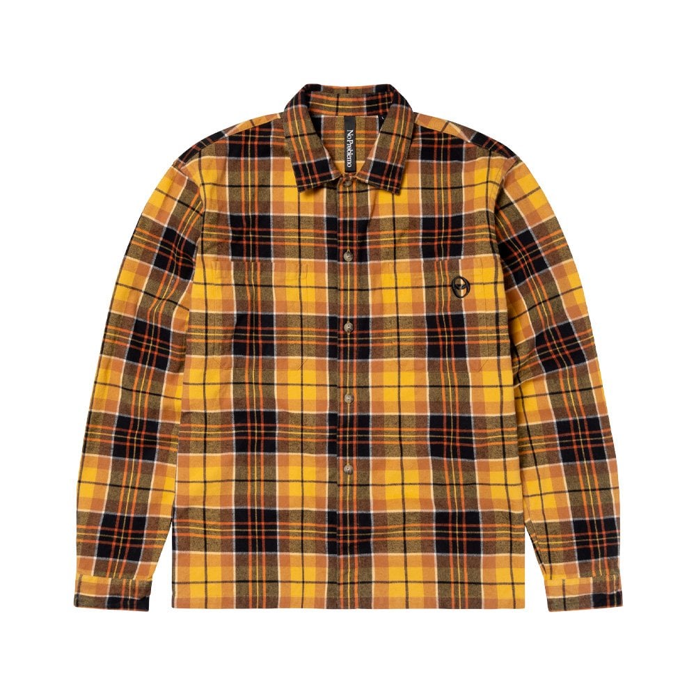 Alien-O Heavy Plaid Shirt - Orange