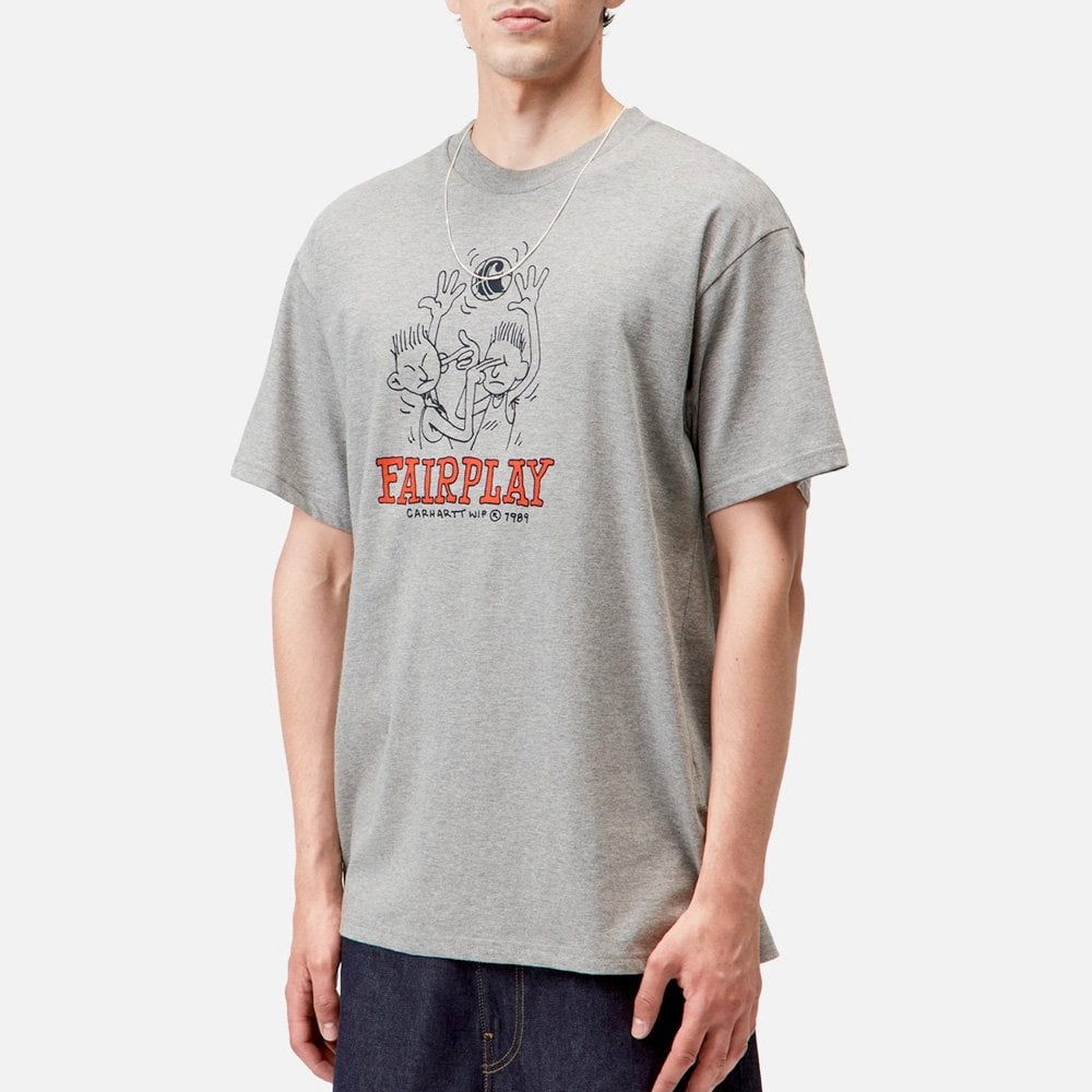 S/S Fairplay T-shirt, Grey Heather