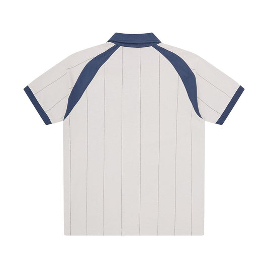 Raglan Pinstripe Polo Shirt