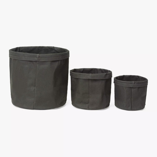 Canvas Planter Set, Olive