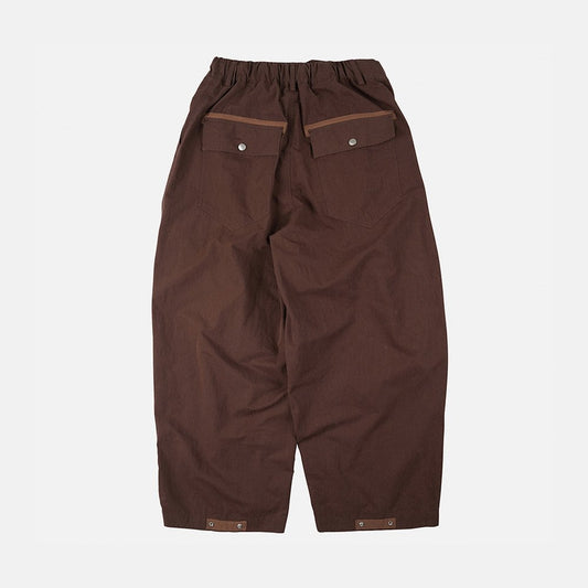 Fold Fatigue Wide Pants