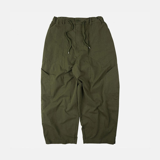 Fold Fatigue Wide Pants