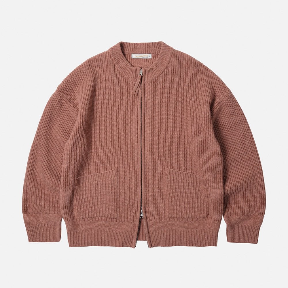 Wool Deck Zipup Cardigan