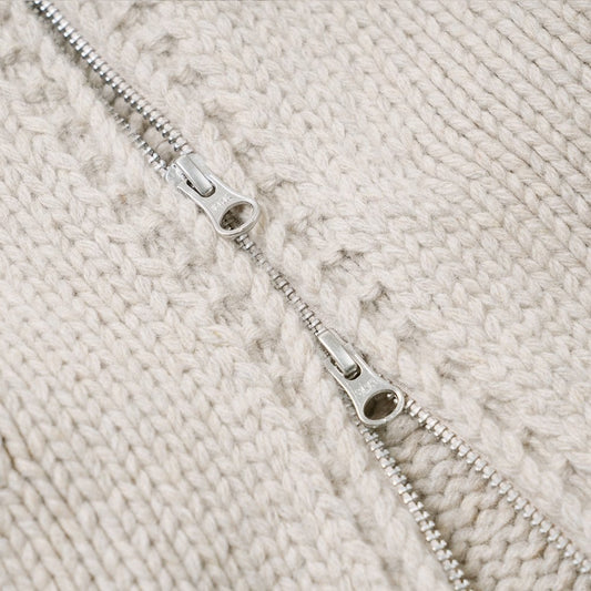Heavy Cowichan Zipup Cardigan