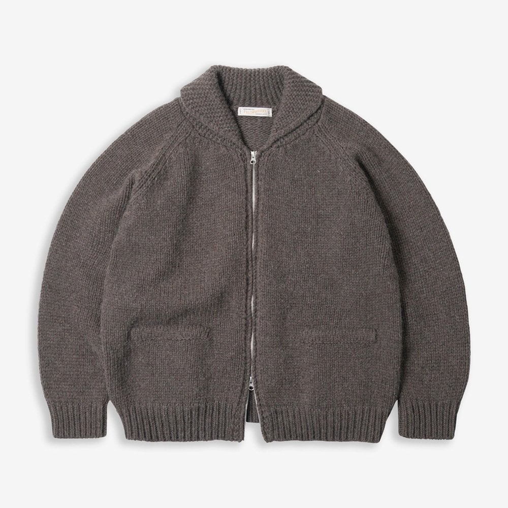 Heavy Cowichan Zipup Cardigan