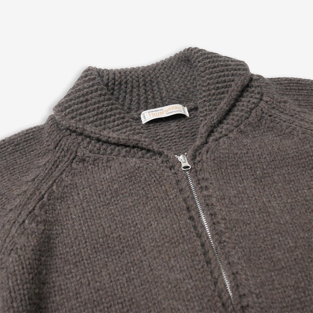 Heavy Cowichan Zipup Cardigan