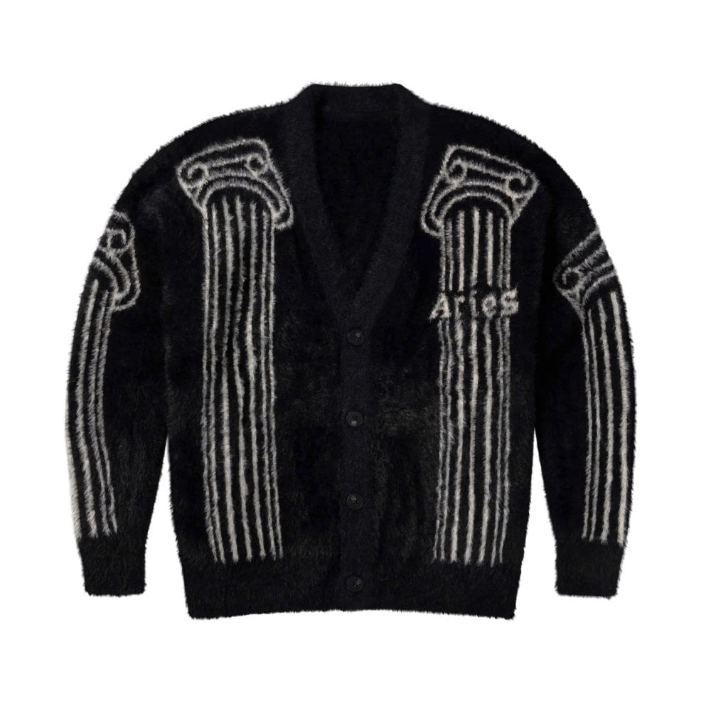Oversized Chenille Column Knit Cardigan