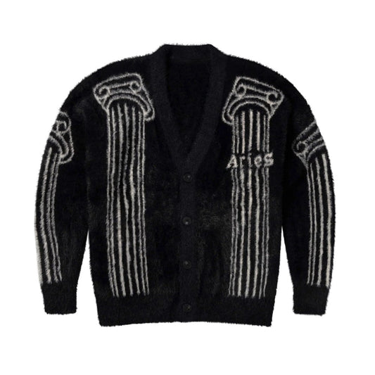 Oversized Chenille Column Knit Cardigan
