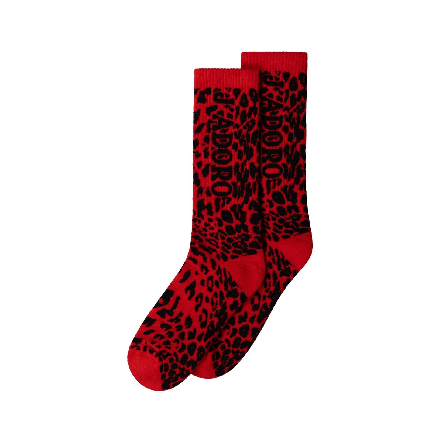 J'Adoro Aries Leopard Sock - Red