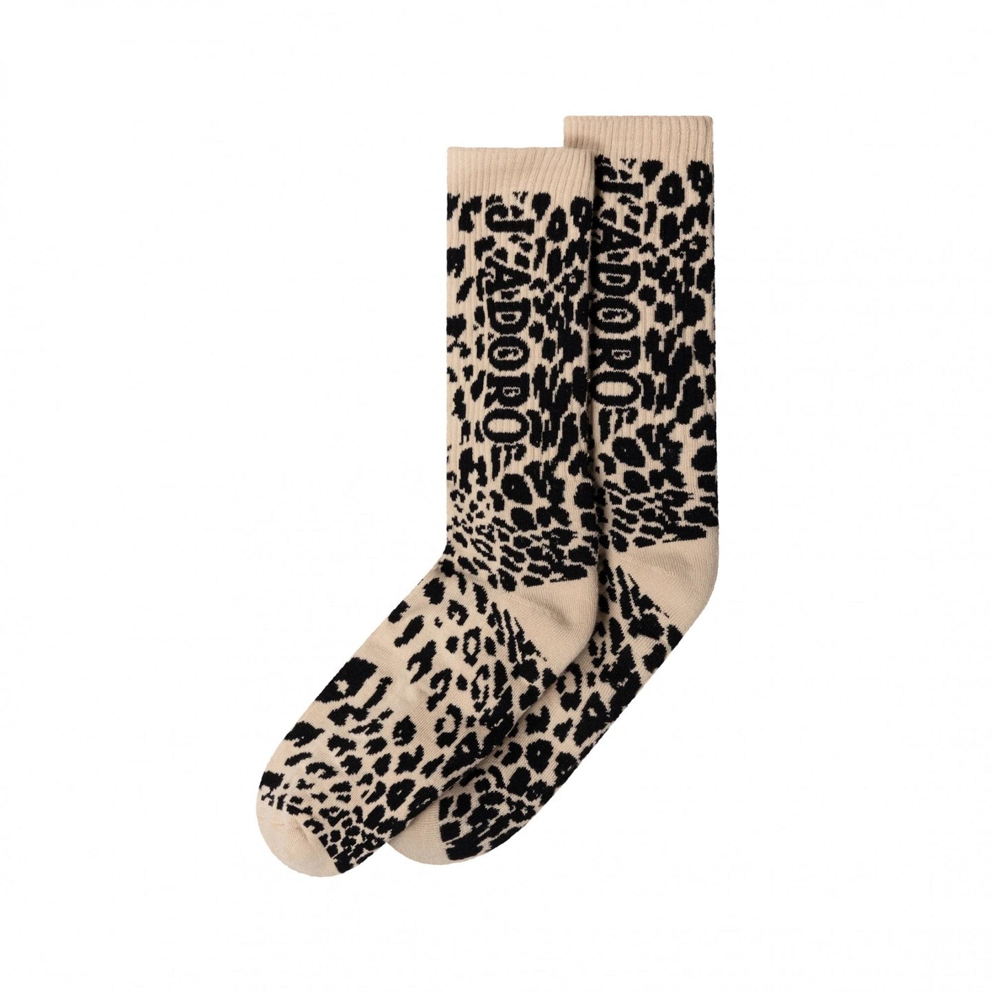 J'Adoro Aries Leopard Sock - Beige